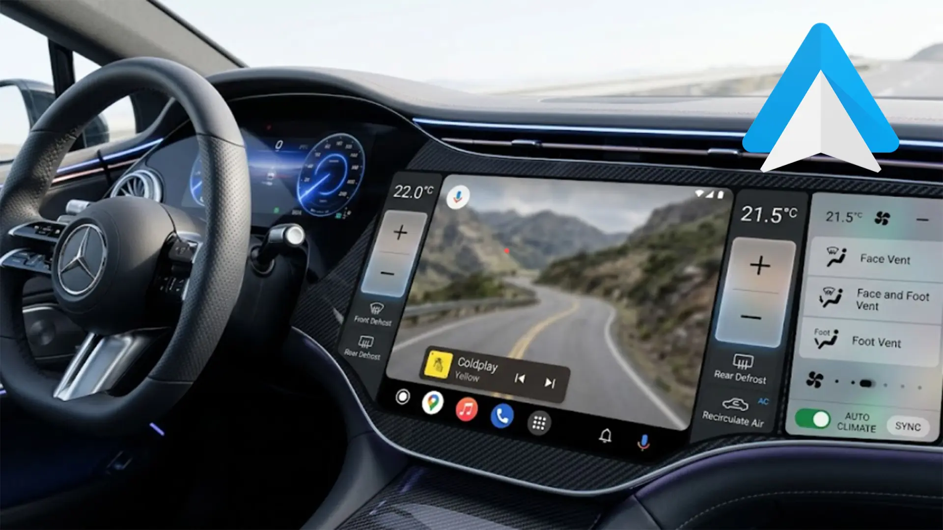 Android auto prend la route vers une fonction de climatisation intégrée