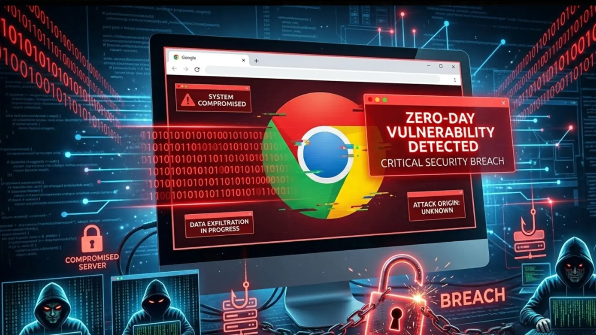 Chrome sous tension : google corrige deux failles zero-day exploitées
