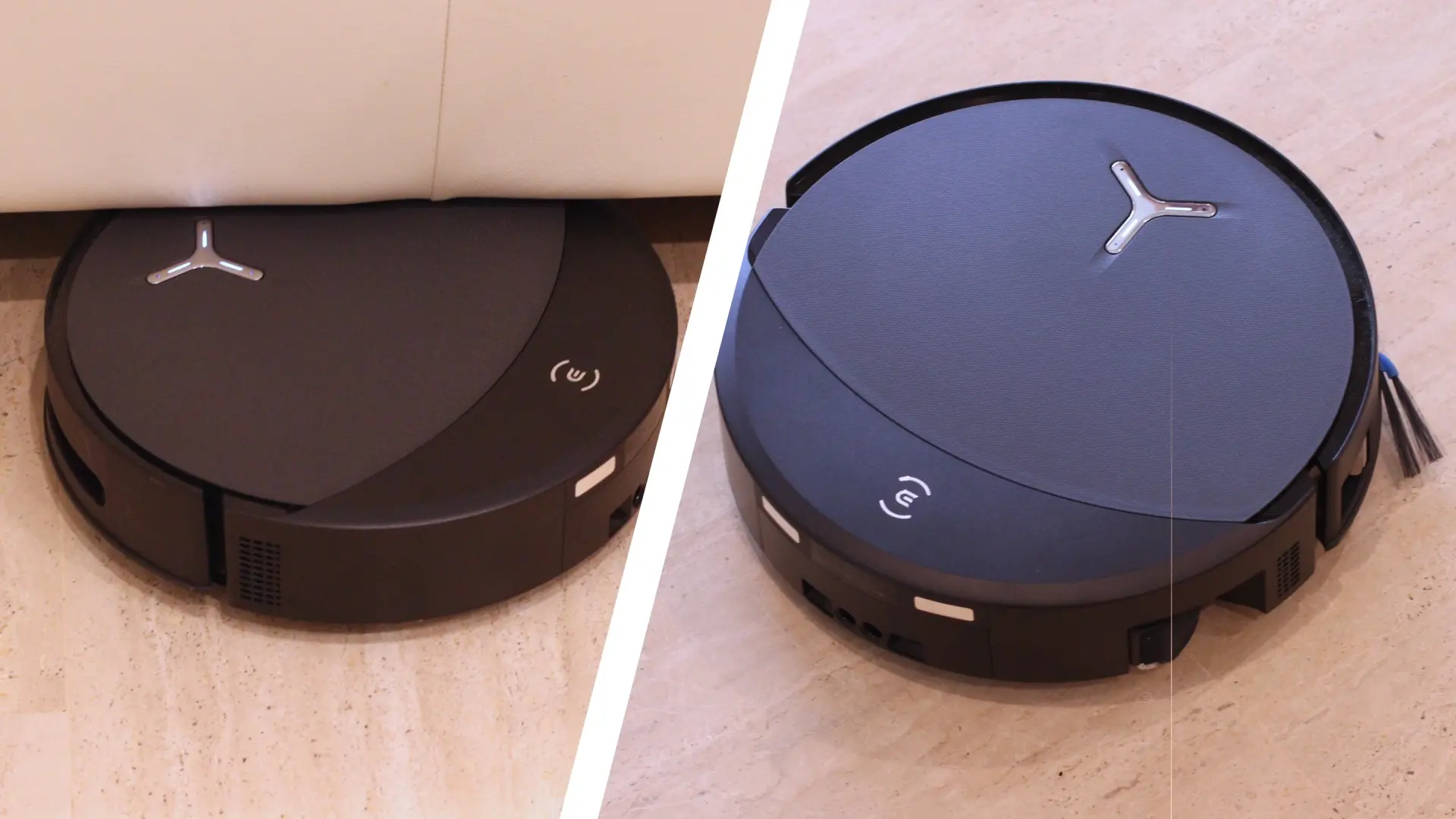 Deebot t90 pro omni : ecovacs ose la tête contre le mur pour le lavage des sols