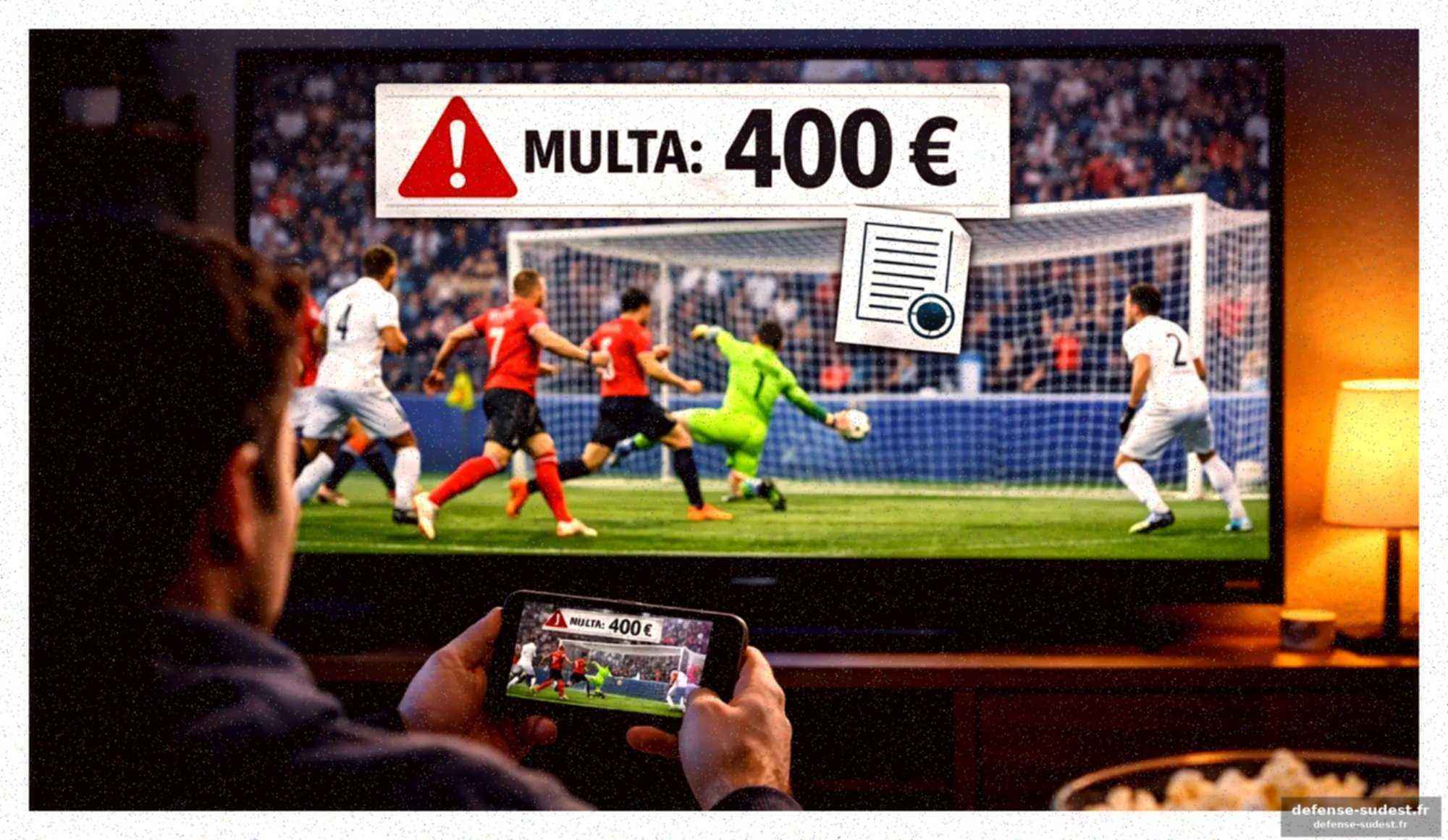 Des amendes de 300 à 400 euros pour regarder la ligue 1 illégalement