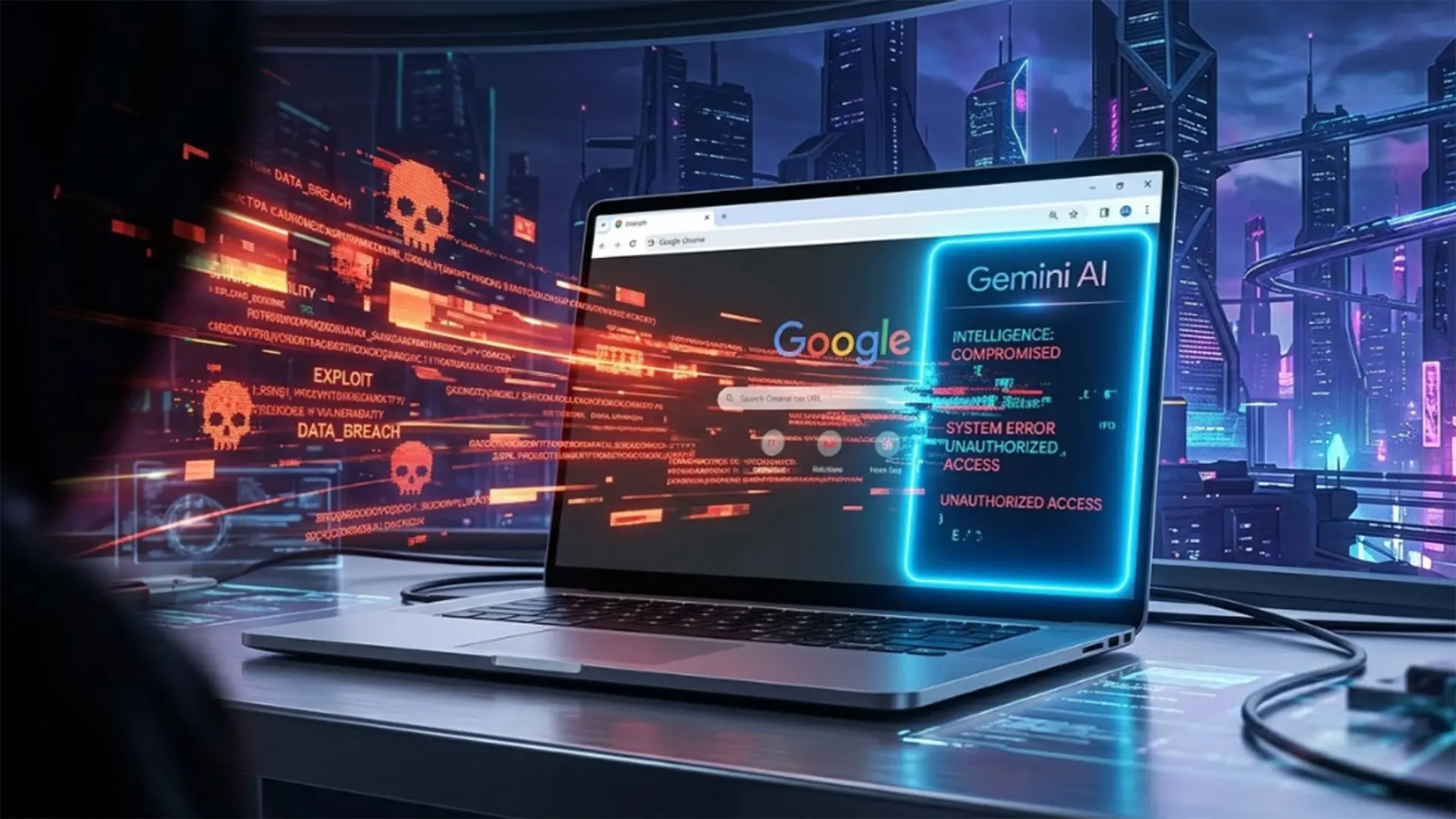 Gemini : une faille critique compromettait vos données chrome