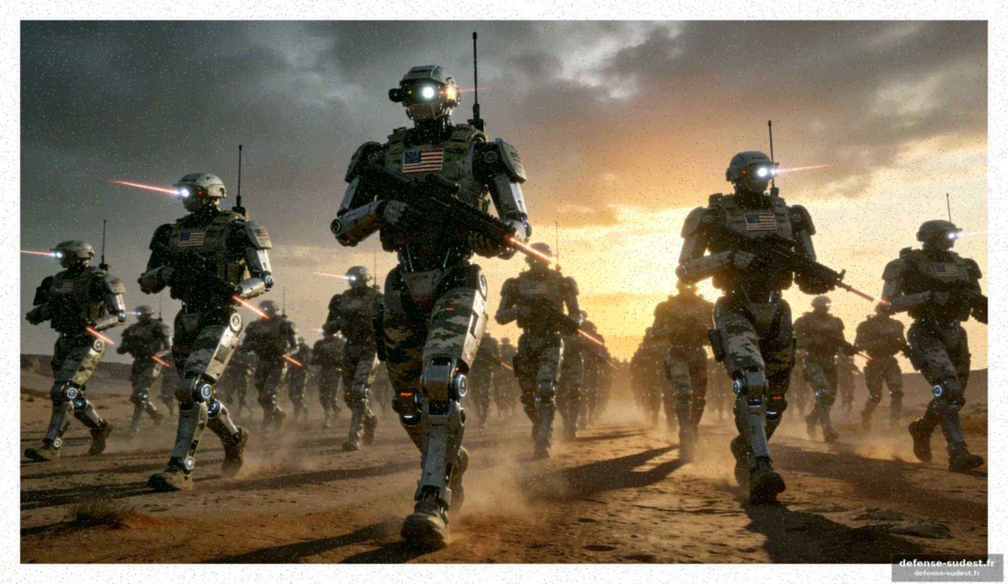 Les soldats américains utilisent l