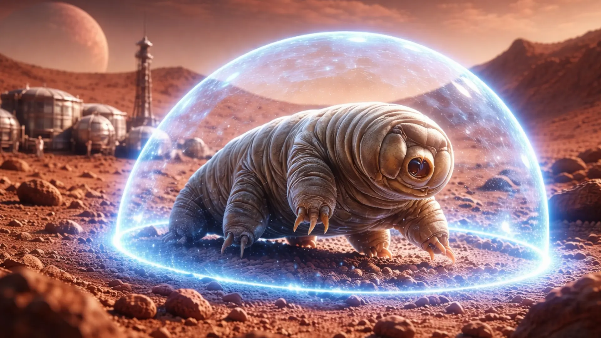 Les tardigrades, les champions de la résistance, menacés par le sol de mars