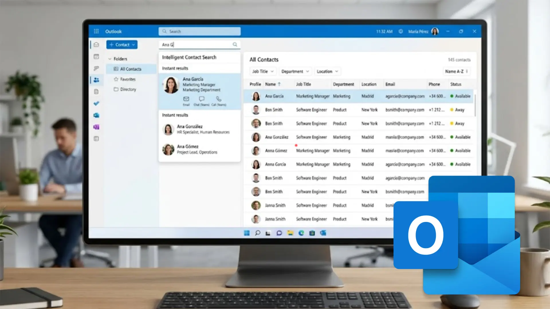 Microsoft présente une mise à jour majeure d'outlook, révolutionnant l'expérience des utilisateurs face à leurs contacts