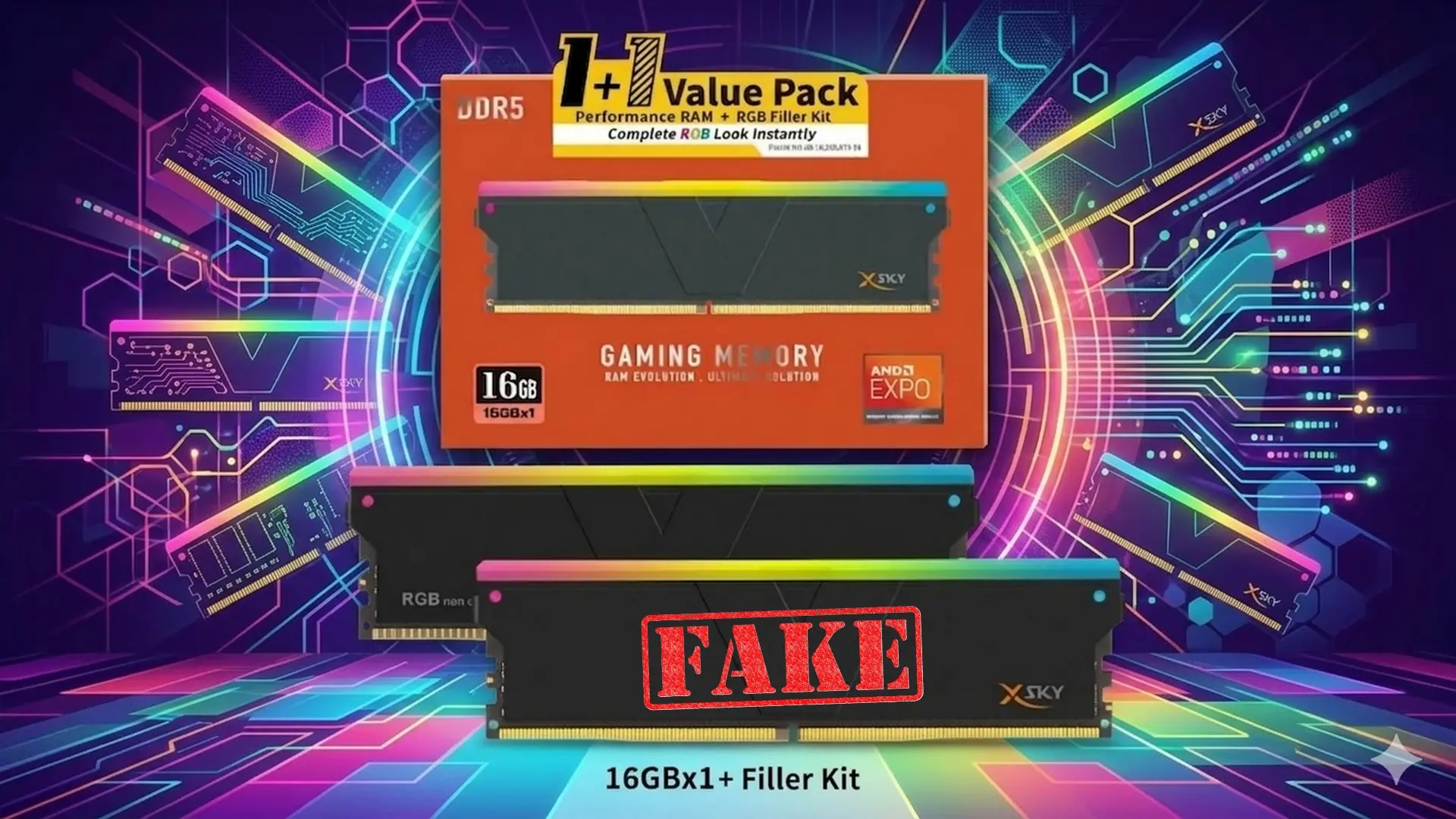 Pénurie de ram : v-color vend des modules factices pour tromper les acheteurs
