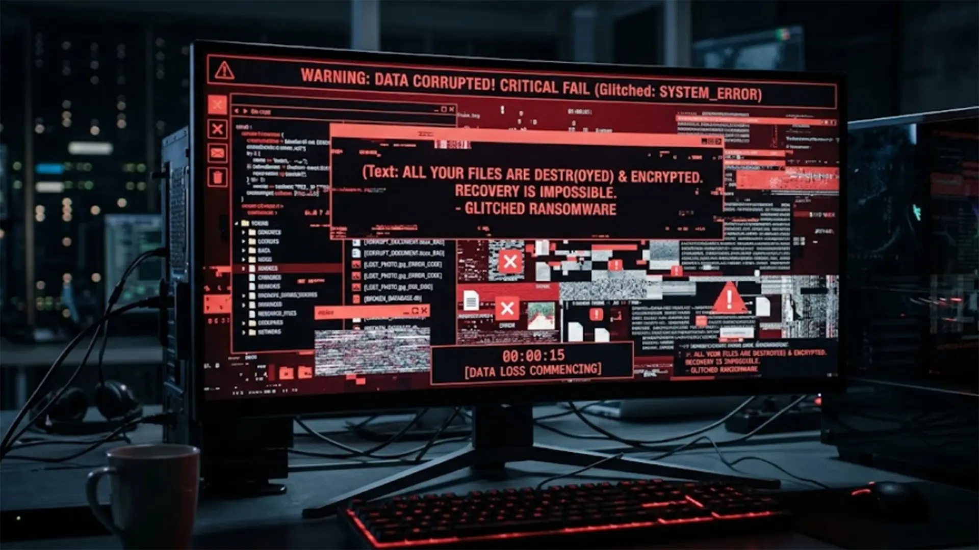 Ransomware démonia: vos savez détruire vos données, pas seulement les chiffrer