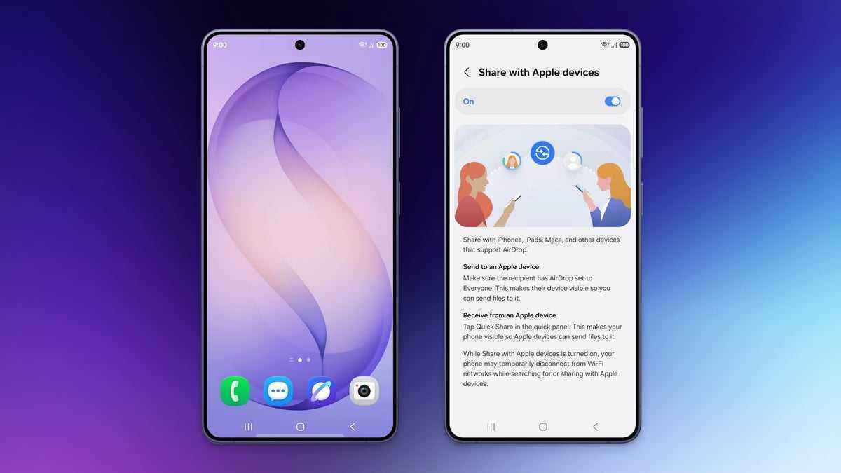 Samsung résout un desafío de tous les jours entre les appareils android et iphone
