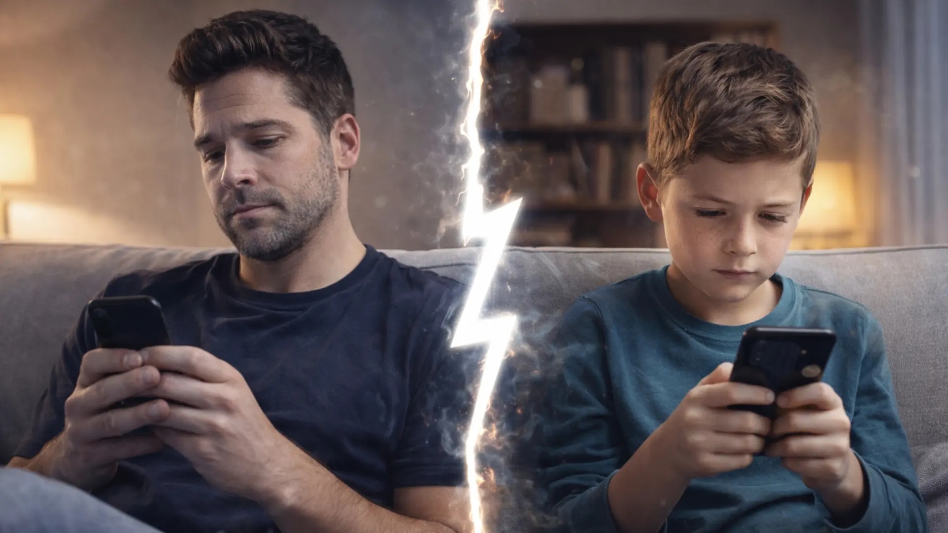 Smartphones : les parents, mauvais exemple pour leurs enfants ?