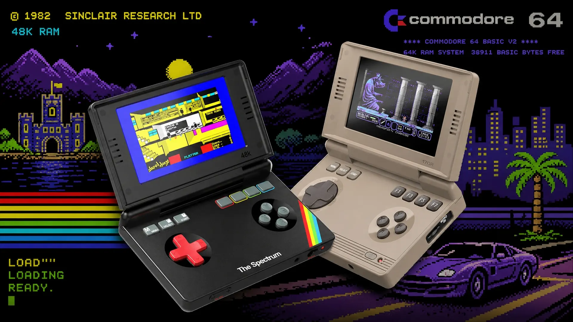 Spectre et dragon : evercade s'empare des icônes des années 80 pour une rétromania portable