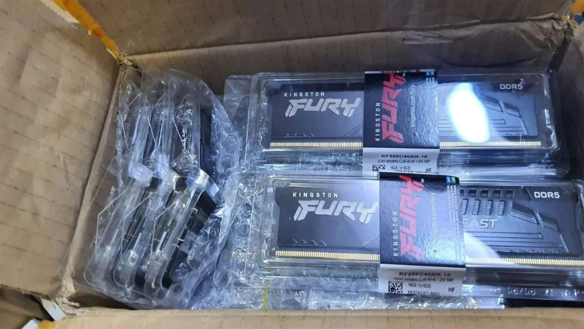 Une aubaine inattendue : un lot de mémoires **ddr5** à prix sacrifié