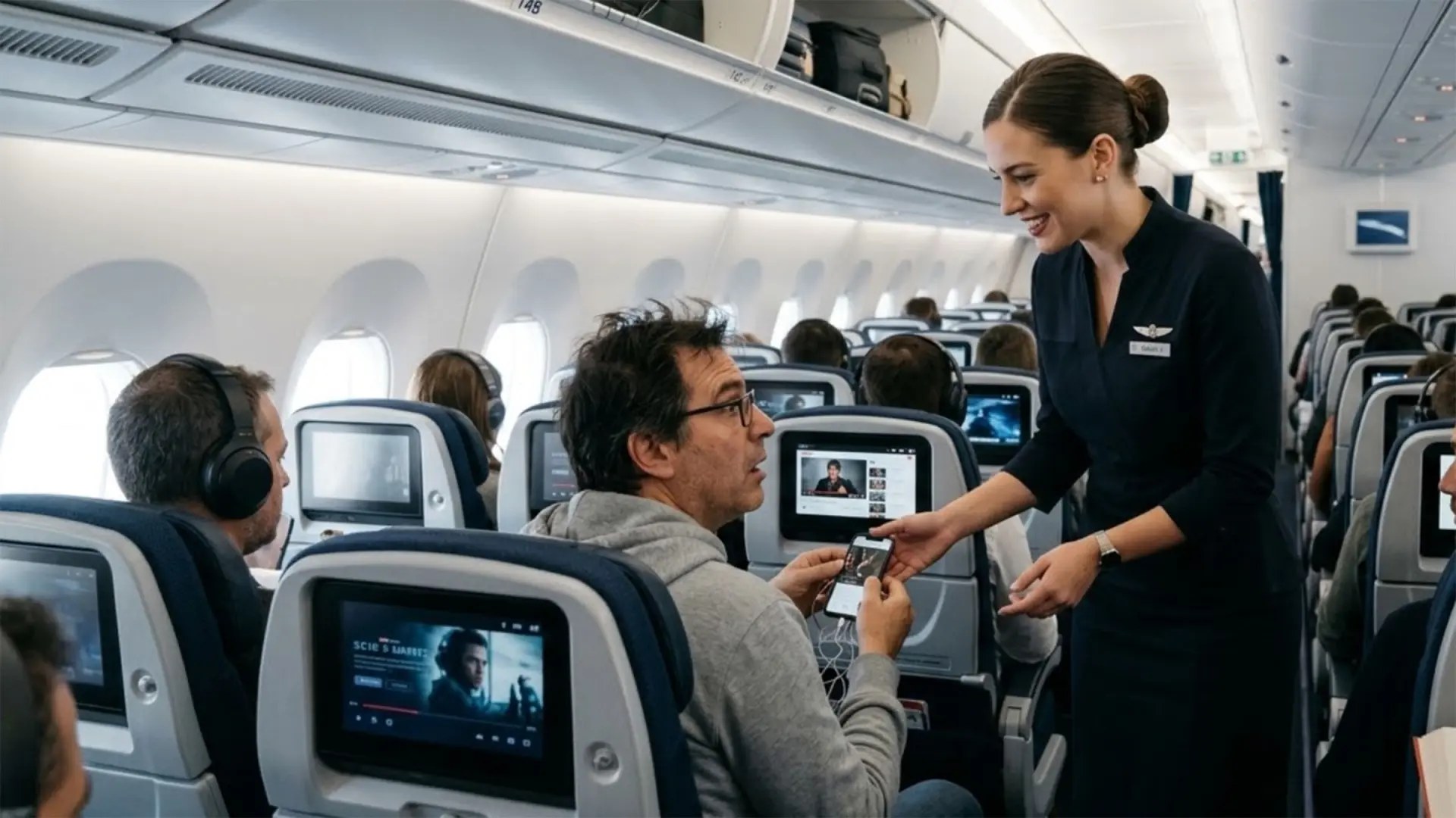 United airlines durcit sa ligne : le casque devient obligatoire en vol