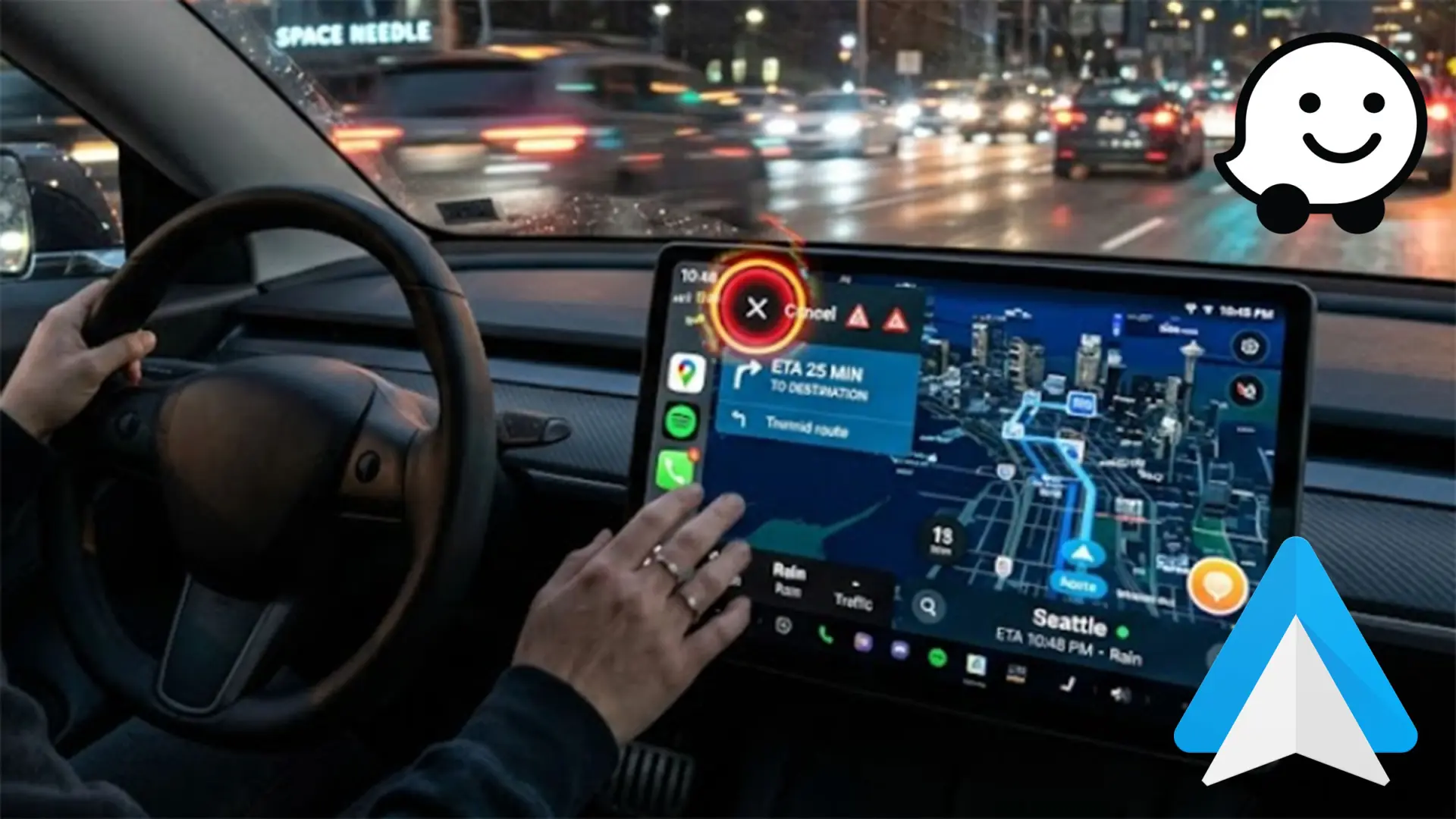 Waze : panique sur android auto – une anomalie de navigation met les conducteurs en danger