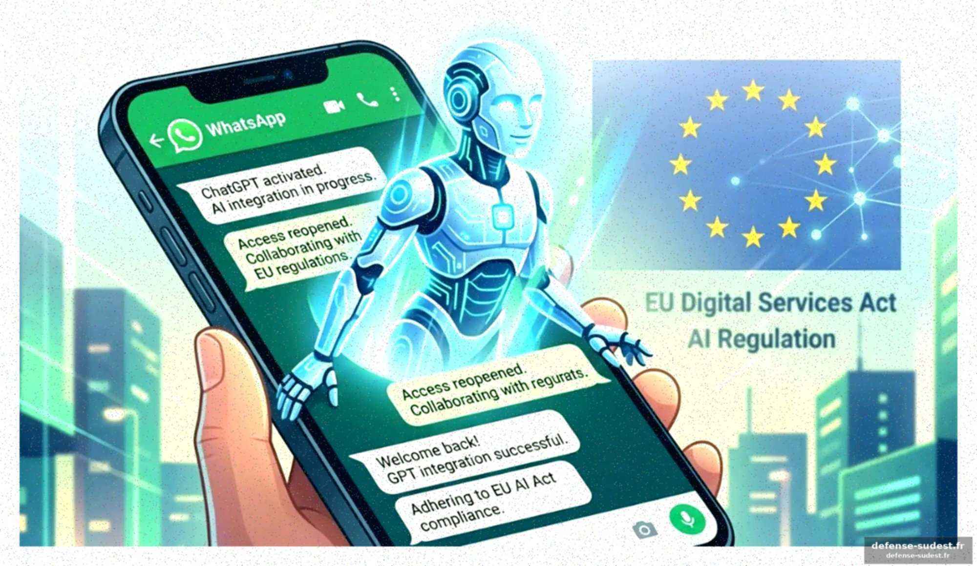 Meta ouvre la porte aux ia concurrentes sur whatsapp, sous contrainte