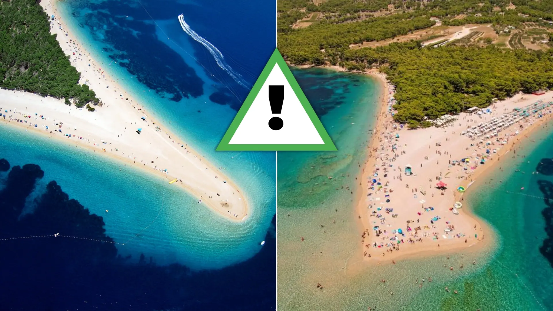 Zlatni rat : la célèbre jetée de croatie s'effondre ?